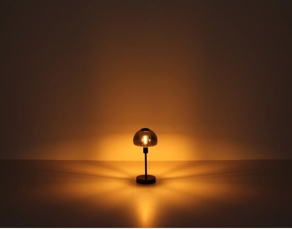 Globo 21914B - Stolná lampa KOKKINI 1xE14/25W/230V čierna
