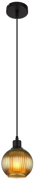 Globo 15638G - Luster na lanku ZUMBA 1xE27/25W/230V pr. 15 cm zelená