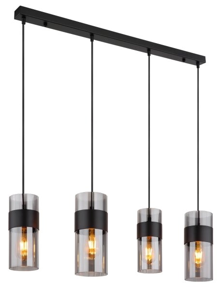 Globo 15718-4 - Luster na lanku SCARFINA 4xE27/60W/230V