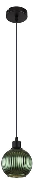 Globo 15638G - Luster na lanku ZUMBA 1xE27/25W/230V pr. 15 cm zelená