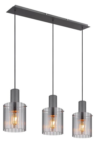 Globo 15904-3H - Luster na lanku TULIVAR 3xE27/40W/230V šedá