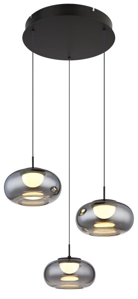 Globo 15744-3H - LED Luster na lanku QUINTARA 3xLED/6W/230V