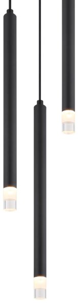 Globo 15629-3 - Luster na lanku BLAKE 3xG9/4W/230V pr. 24 cm čierna