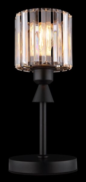 Globo 15742T - Stolná lampa JORDANA 1xE27/60W/230V pr. 15 cm čierna
