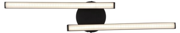 Globo 67178SC - LED Stropné svietidlo ELOISE 2xLED/6W/230V čierna