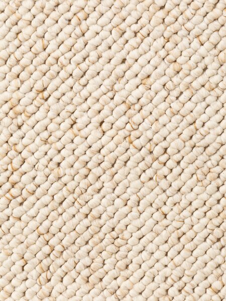 BT Carpet, Kusový koberec Wolly 102843 kruh, 133x133 (priemer) kruh, biela, obývacia izba