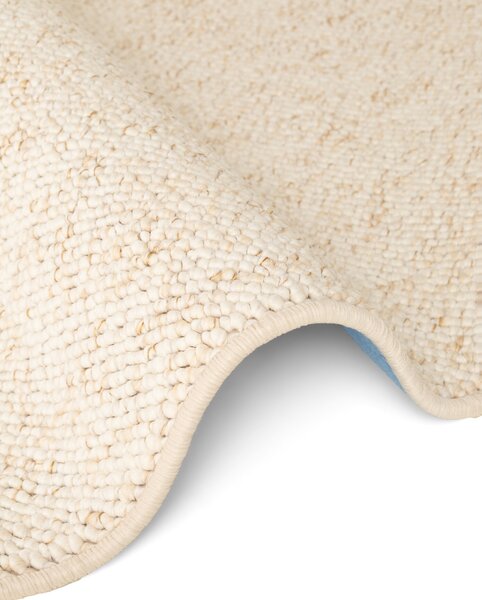 BT Carpet, Kusový koberec Wolly 102843 kruh, 133x133 (priemer) kruh, biela, obývacia izba