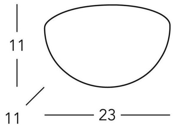 Kolarz 588.66 - Nástenné svietidlo BISQUITT 1xE27/75W/230V