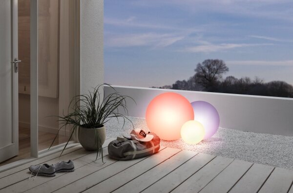 Eglo 98108 - LED RGBW Vonkajšie svietidlo MONTEROLO-C LED/9W/230V IP65 pr.600