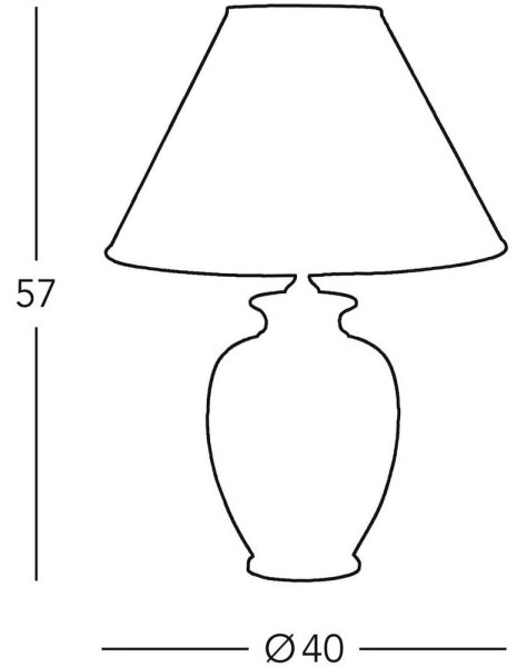Kolarz 0014.74.3 - Stolná lampa GIARDINO 1xE27/100W/230V