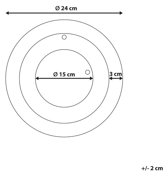 Nástenné hodiny čierne a zlaté kovové ø 30 cm moderný minimalistický dizajn bez číslic doplnky do obývacej izby