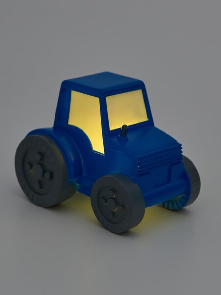 Sinsay - Detská LED nočná lampa v tvare traktora - modrá