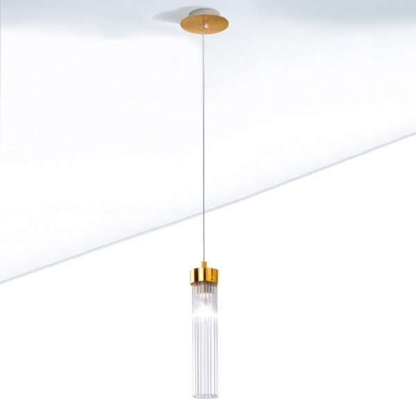 Kolarz 6009.30130 - Luster na lanku RAGGIO 1xE14/25W/230V 24K zlato
