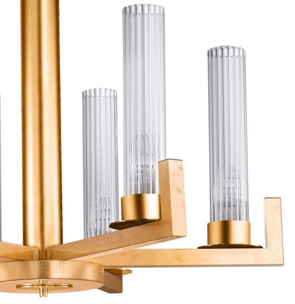 Kolarz 6009.80630 - Luster na reťazi RAGGIO 6xE14/25W/230V 24K zlato