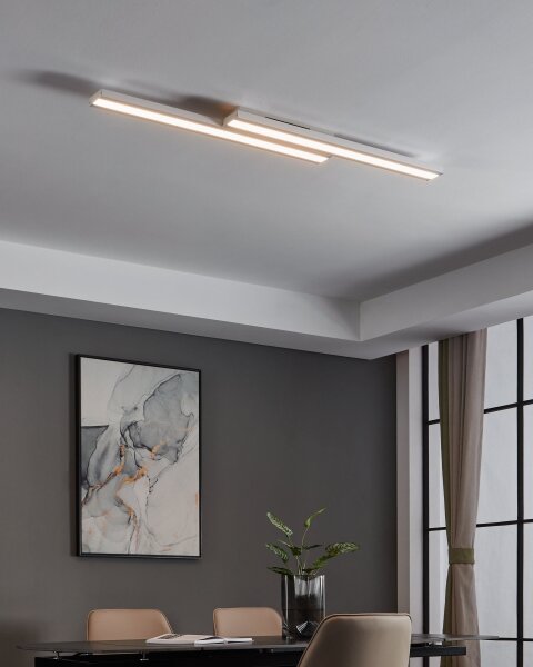 Eglo 32164 - LED RGBW Stmievateľné stropné svietidlo SALITERAS-C LED/24W/230V biela