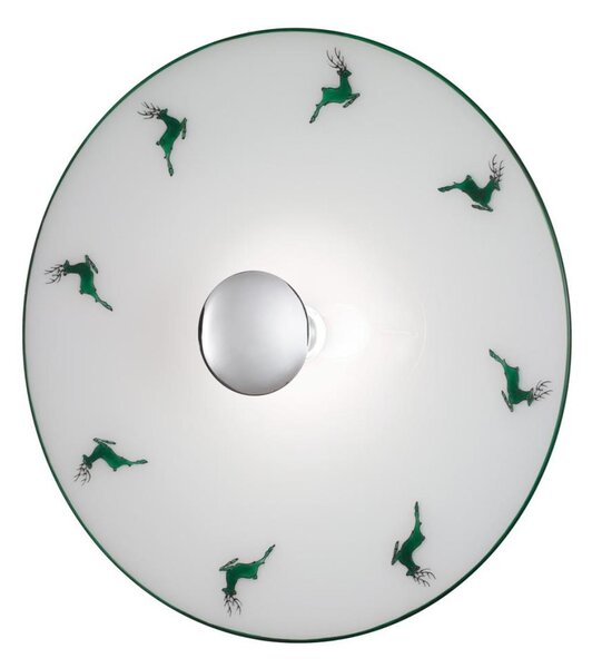 Kolarz A1353.61.XL.5.G.100-Nástenné svietidlo NONNA 1xE27/100W/230V jelene zelená