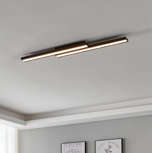 Eglo 31715 - LED RGBW Stmievateľné stropné svietidlo SALITERAS-Z 20,4W/230V čierna
