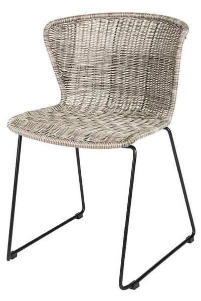 WOOOD Ratanová stolička / set 2 ks 78 × 55 × 54 cm