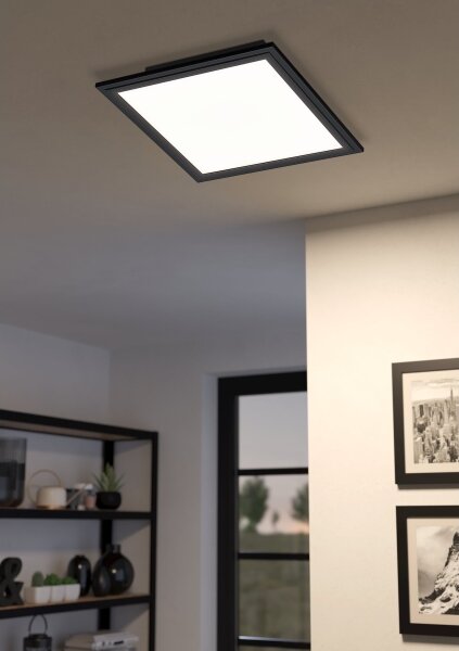 Eglo 900049 - LED Stmievateľné stropné svietidlo SALOBRENA-Z LED/15,3W/230V čierna