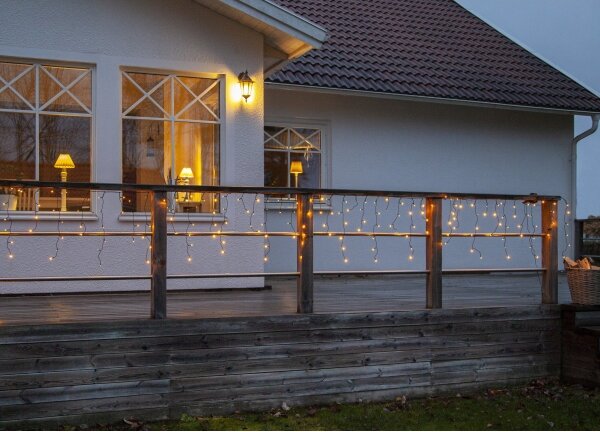 Eglo 410824 - LED vonkajší vianočný reťazec GOLDEN 480xLED/17x0,55m IP44 teplá biela