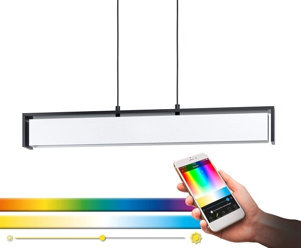 Eglo 900075 - LED RGBW Stmievateľný luster na lanku VALDELAGRANO-Z LED/33,6W/230V