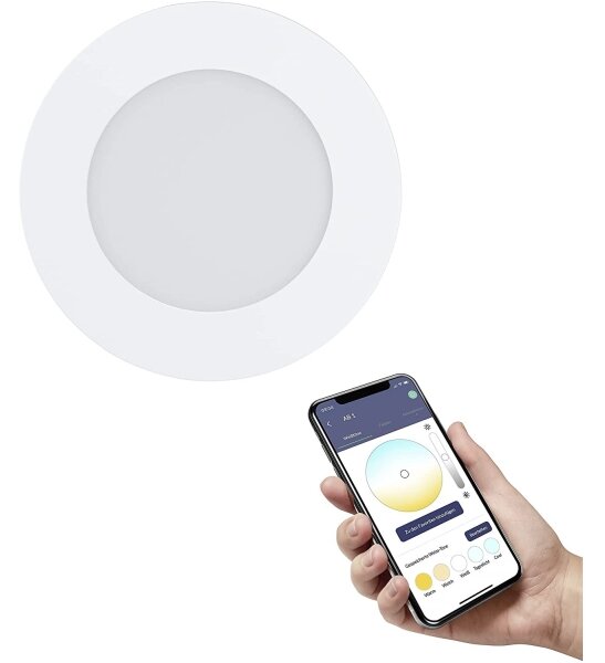 Eglo 900101 - LED Stmievateľné kúpeľňové svietidlo FUEVA-Z LED/5,4W/230V IP44