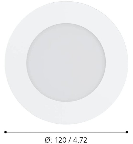 Eglo 900101 - LED Stmievateľné kúpeľňové svietidlo FUEVA-Z LED/5,4W/230V IP44
