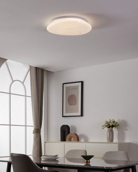 Eglo 900128 - LED RGBW stmievateľné stropné svietidlo SILERAS-Z LED/21,6W/230V