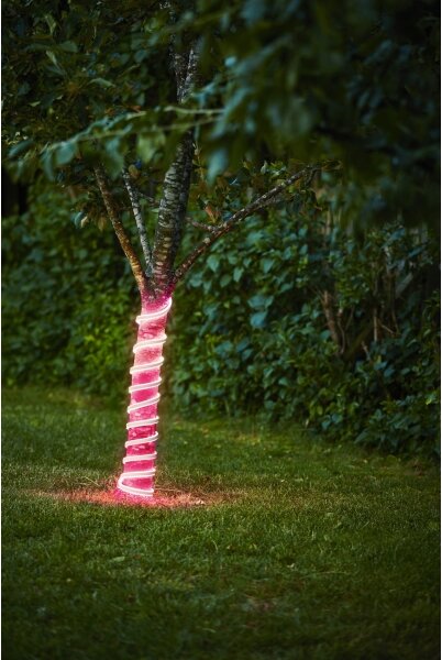 Eglo 900219 - LED Pásik FLATNEONLED LED/96W/24V 5 m IP44 ružová
