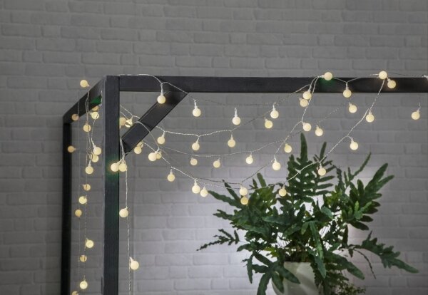 Eglo 900239 - LED Vonkajšia dekoračná reťaz LIBISA 50xLED/0,066W/4,5V IP44