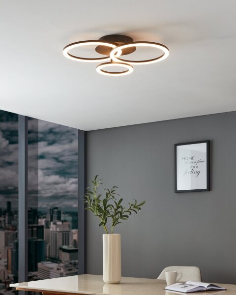 Eglo 900321 - LED Stmievateľné stropné svietidlo PARRAPOS-Z LED/33W/230V