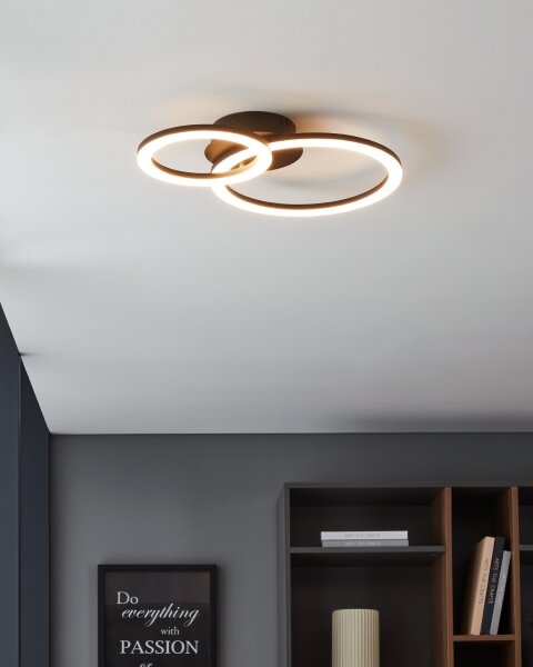 Eglo 900322 - LED Stmievateľné stropné svietidlo PARRAPOS-Z LED/15W/230V