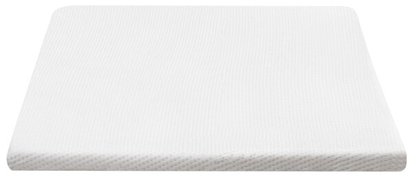 Vrchný matrac biela latex pena polyesterový poťah 120 x 200 cm topper podložka na posteľ spálňa