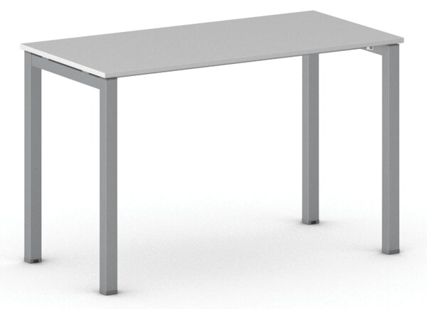 Kancelársky stôl METAL 120x60 cm, sivá