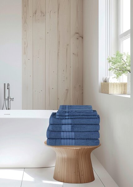 SADA FROTÉ UTERÁKOV, modrá - Kúpeľňový textil, Online Only