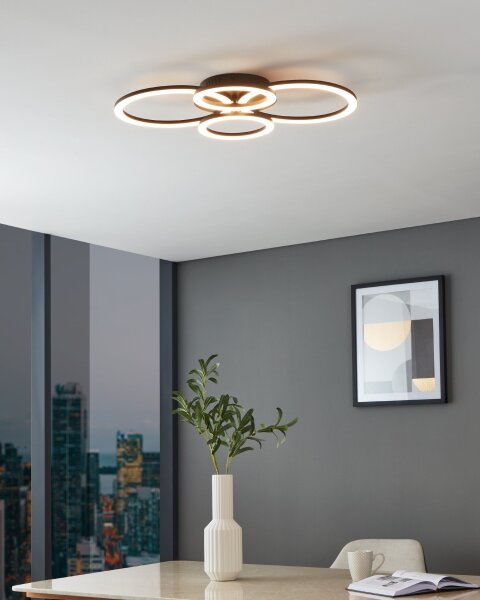 Eglo 900319 - LED Stmievateľné stropné svietidlo PARRAPOS-Z LED/41W/230V