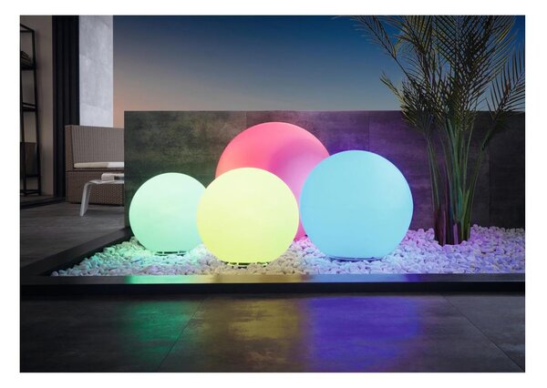 Eglo 900268 - LED RGB Stmievateľná vonkajšia lampa 1xE27/9W/230V 2700-6500K IP65