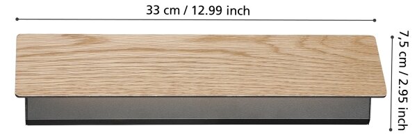 Eglo 900325 - LED Nástenné svietidlo ZUBIALDE LED/12W/230V