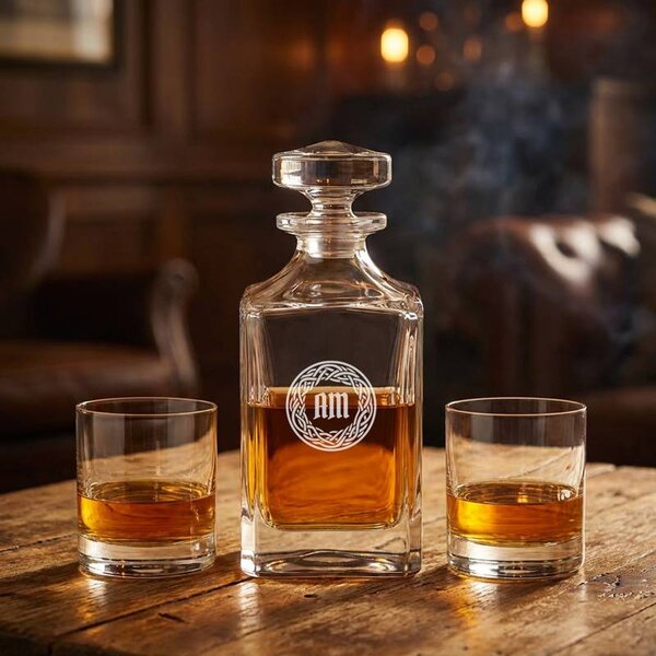 Pieskovaný whisky set Ares (1+2)