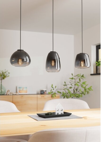 Eglo 900195 - Luster na lanku AGUILARES 3xE27/40W/230V