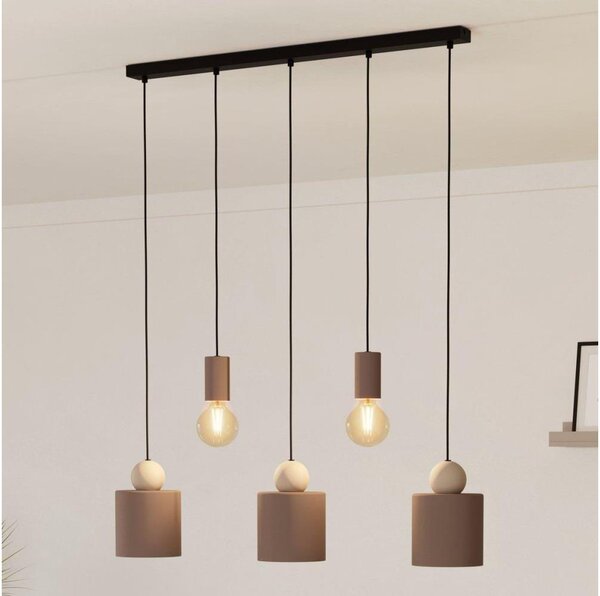 Eglo 900346 - Luster na lanku GAZZOLA 5xE27/40W/230V