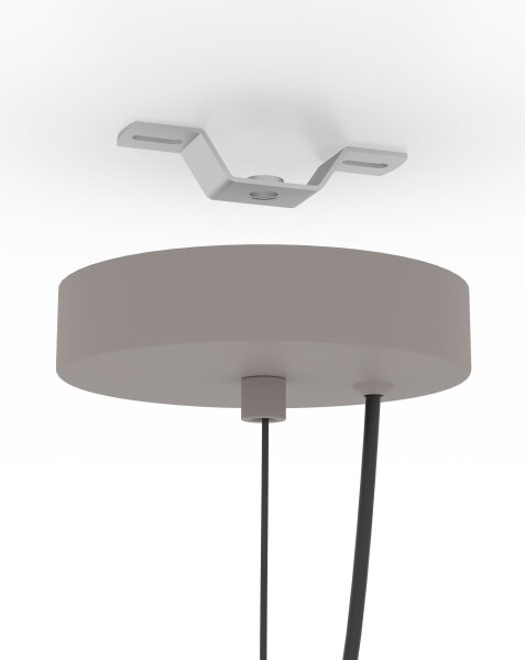 Eglo 900159 - Luster na lanku CAMASCA 1xE27/40W/230V šedá