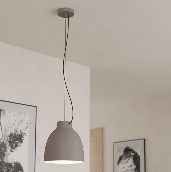 Eglo 900159 - Luster na lanku CAMASCA 1xE27/40W/230V šedá