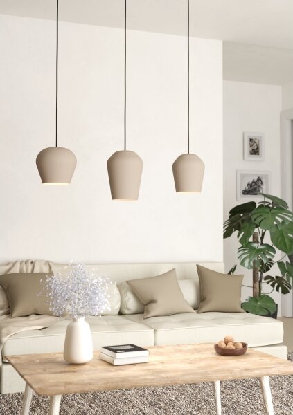 Eglo 900143 - Luster na lanku CAMBAITO 3xE27/40W/230V