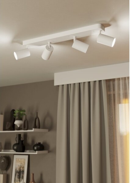 Eglo 900339 - LED RGBW Stmievateľné bodové svietidlo TELIMBELA-Z 4xGU10/4,9W/230V