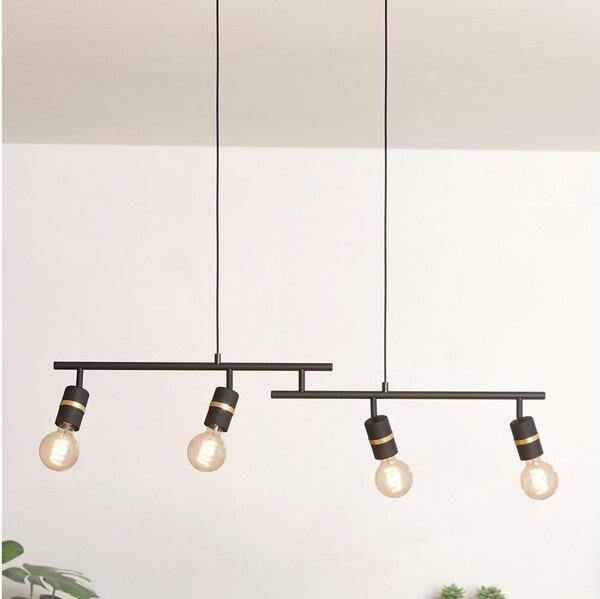Eglo 900177 - Luster na lanku LURONE 4xE27/10W/230V