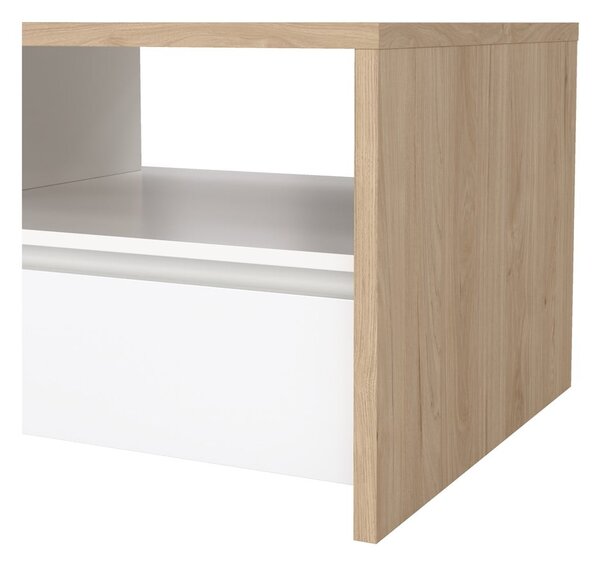Biely/v prírodnej farbe konferenčný stolík 60x120 cm Next – Tvilum