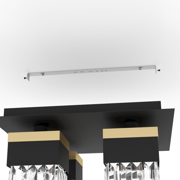 Eglo 900302 - Stropné svietidlo BARRANCAS 4xE14/40W/230V