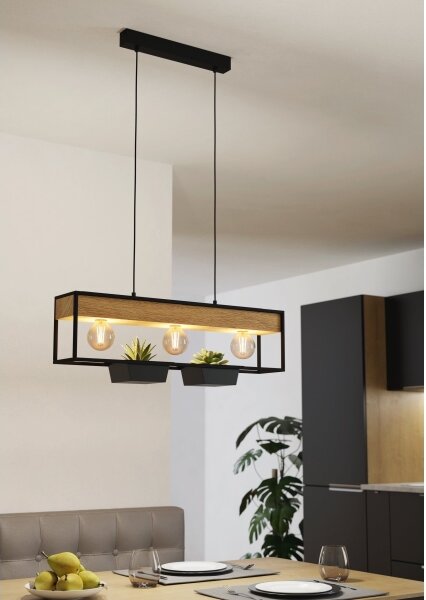 Eglo 900349 - Luster na lanku LIBERTAD 3xE27/40W/230V