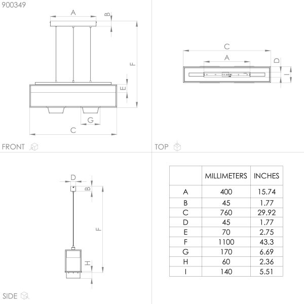 Eglo 900349 - Luster na lanku LIBERTAD 3xE27/40W/230V